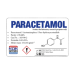 Paracetamol (4-acetamidophenol) CAS 103-90-2 - analytical reference standard, 1000 mg, product label