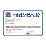 Pregabalin CAS 148553-50-8 - analytical reference standard, product label