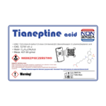 Tianeptine acid CAS 72797-41-2 - analytical reference standard, 1000 mg, product label