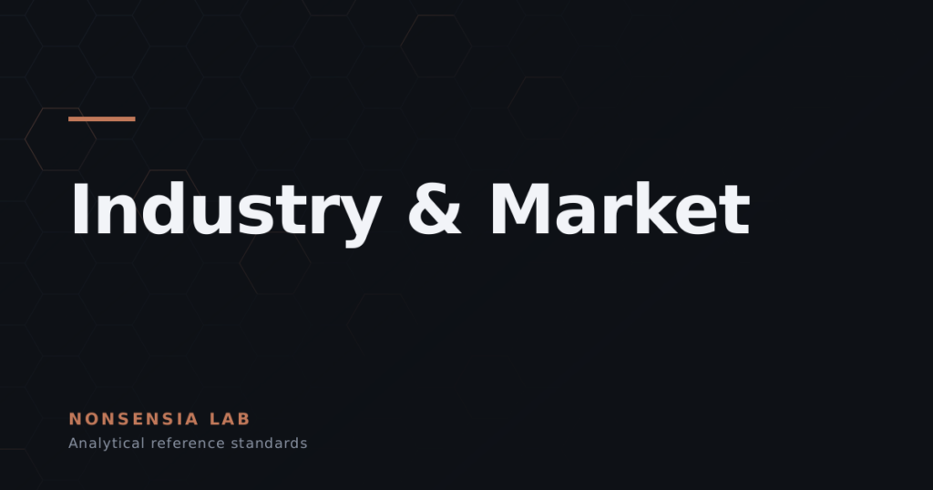 Industry & Market — analytical reference standards, Nonsensia Lab